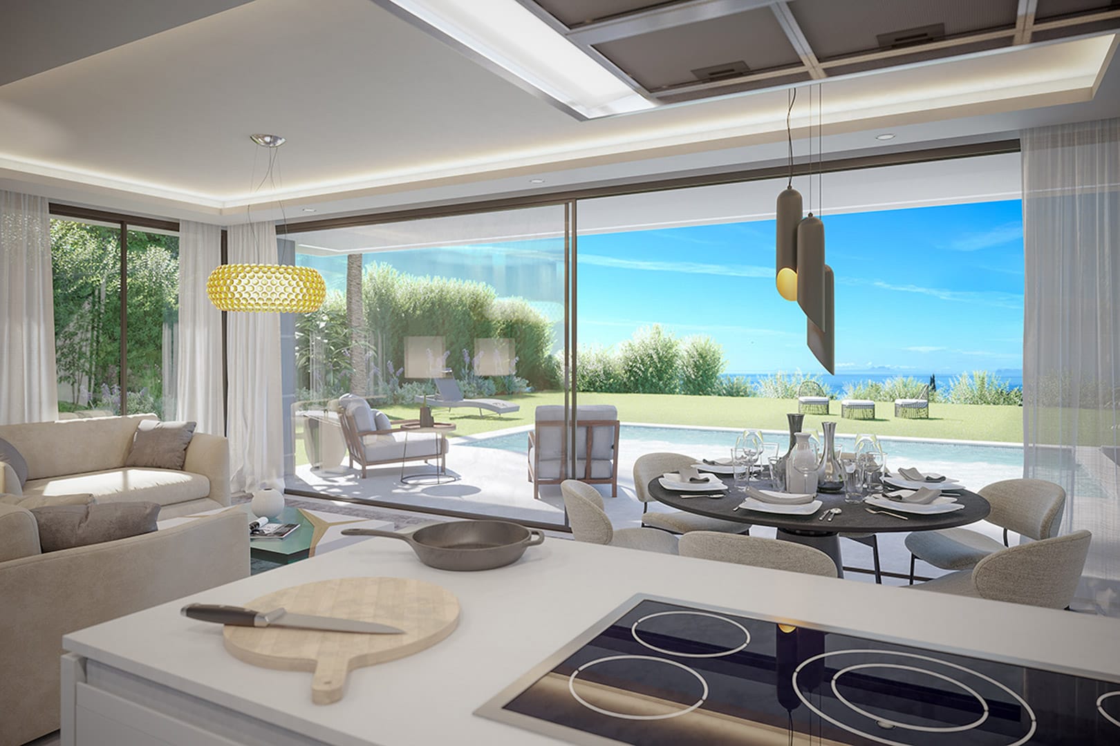 villas-Aquamarina living room views